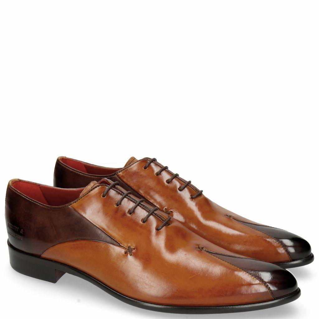 Melvin & hamilton Oxford braun klassischer Stil Schuhe Businessschuhe Oxford 
